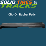 600 mm Clip-On Rubber Pad 154mm Pitch - Heavy Duty